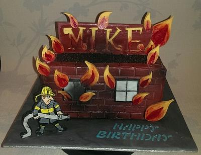 Fireman Cake - Cake by Party Cakes