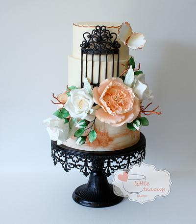Rustic Rose Garden - Cake by Jen La - JENLA Cake