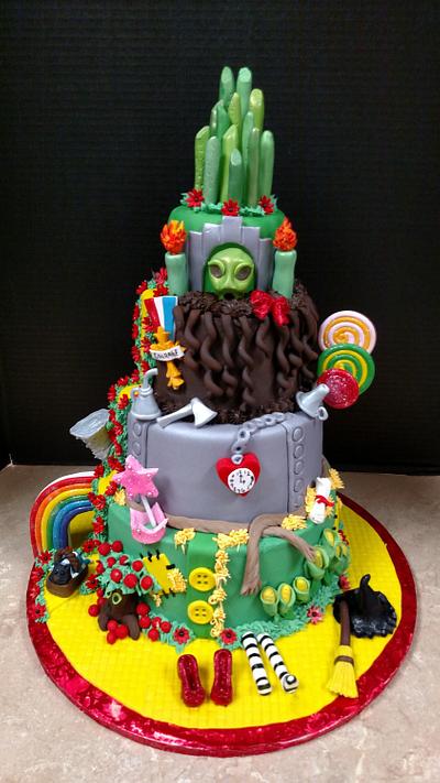 Follow the yellow brick road - Cake by A Piece of Cake