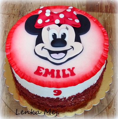 Minnie Mouse to Red Velvet - Cake by Lenka
