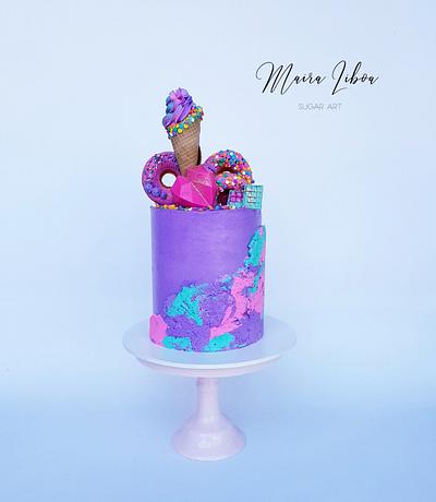 Candy Buttercream - Cake by Maira Liboa
