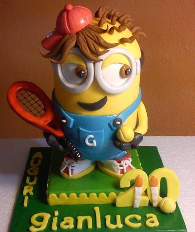 Minions tennis player - Cake by Carla Poggianti Il Bianconiglio