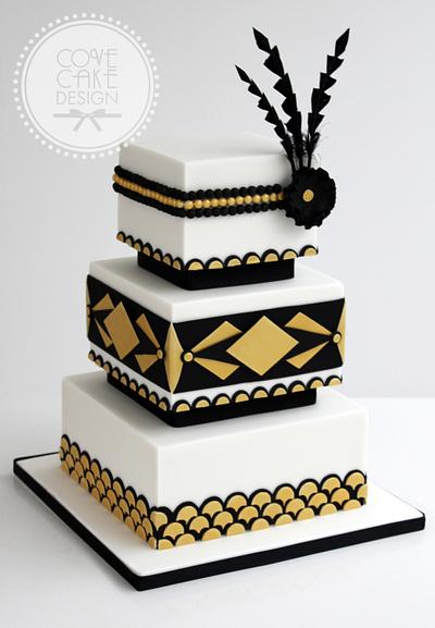 Art Deco Glam - Cake by Cove Cake Design