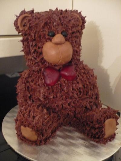 Chocolate Teddy - Cake by Debbie