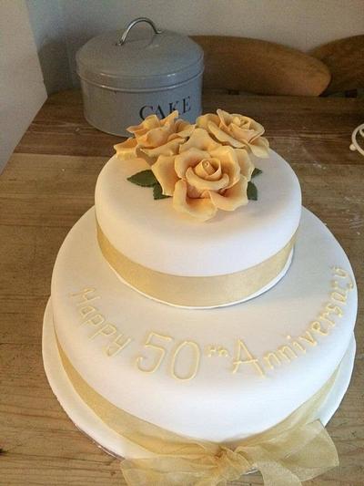 Simple anniversary cake - Cake by Paul Kirkby