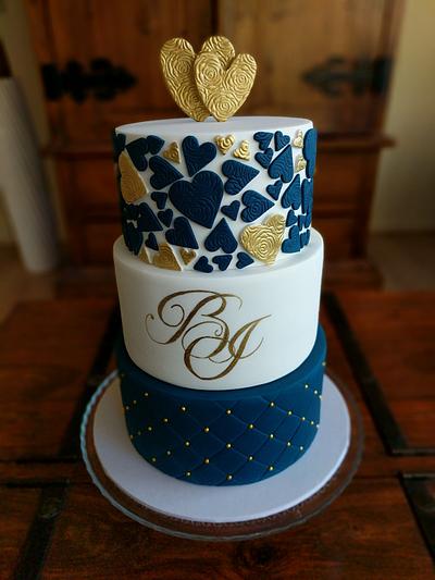 Engagement Classic - Cake by Lisa-Jane Fudge