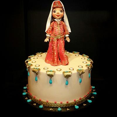 Henna party cake - Cake by tatlibirseyler 