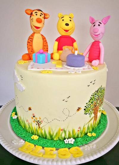 Winnie the Pooh themed cake - Cake by Love for Sweets