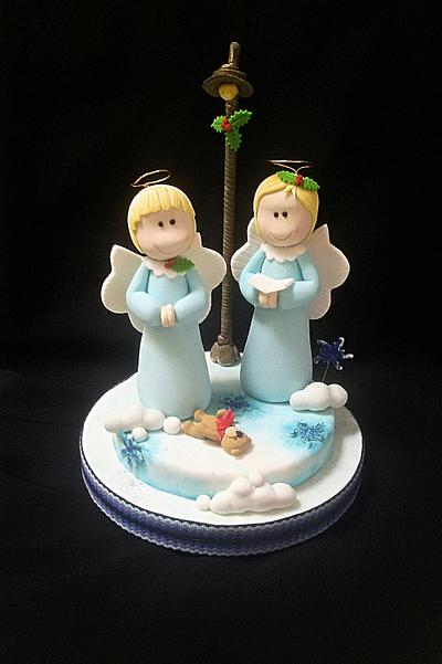Two Little Angels - Cake by Astried