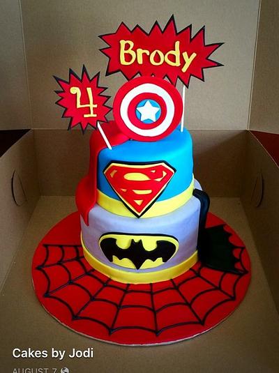 Super hero cake - Cake by cakesbyjodi