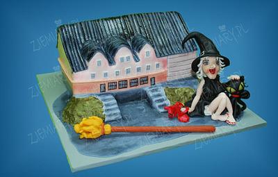 building and witch cake - Cake by Anna Krawczyk-Mechocka