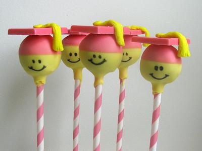 Graduation Cake Pops - Cake by Sweet Creations