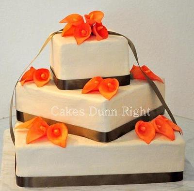 Calla Lily Wedding - Cake by Wendy