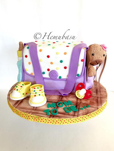 Baby shower cake! - Cake by Hemu basu