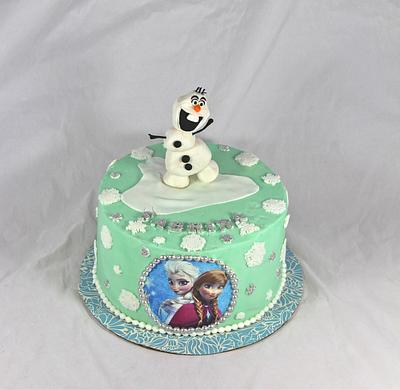 Frozen theme cake - Cake by soods