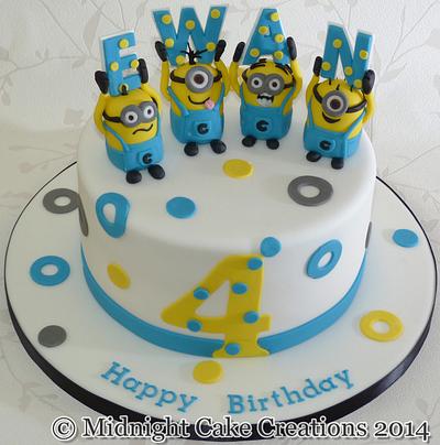 Fun Minion Cake - Cake by Midnight Cake Creations