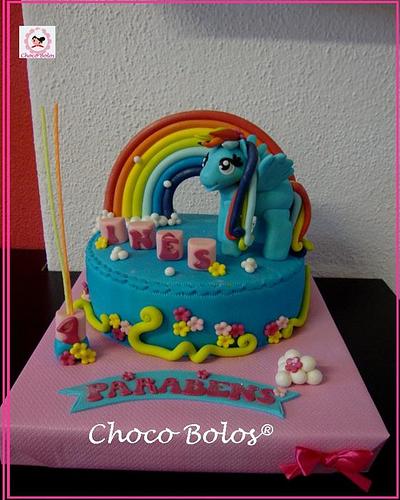 Rainbow Dash - Cake by ChocoBolos