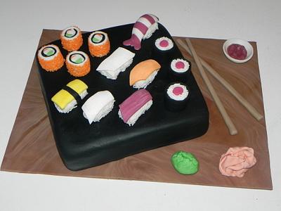 cake sushi  - Cake by cendrine