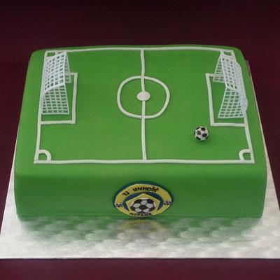 Soccer field - Cake by Dasa