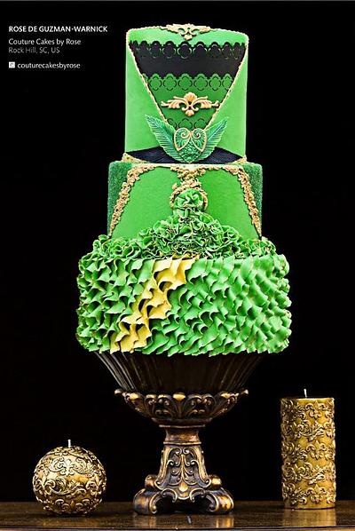 "Georges Chakra" inspired Fashion Cake  - Cake by couturecakesbyrose