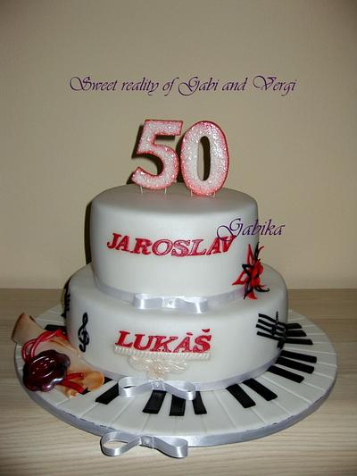 Cake for pianist - Cake by Gabika