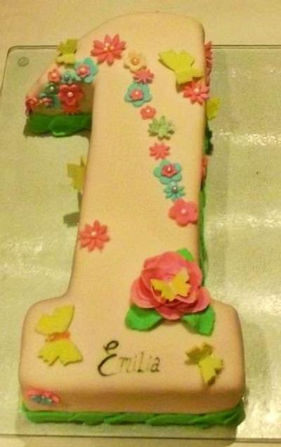 Number 1 Birthday Cake - Cake by Jules