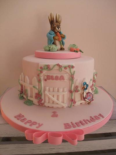 Peter Rabbit in pink !!  - Cake by The Stables Pantry 