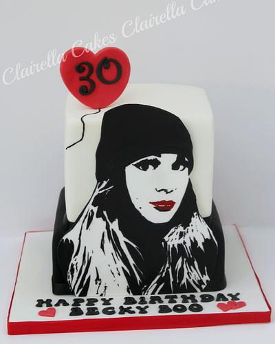 Hand Painted "Banksy" Inspired Selfie Cake - Cake by Clairella Cakes 