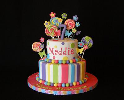 Lollipops Icing Smiles - Cake by Elisa Colon