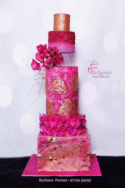 Elegant Wedding Cake - Cake by Rachana