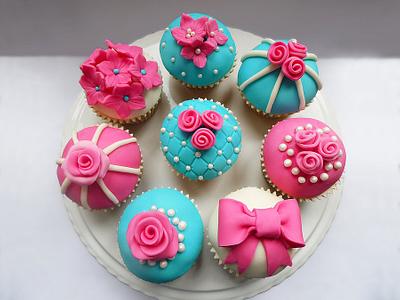 Vintage cupcakes - Cake by Vanilla Iced 