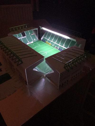 Easter Road Stadium - Cake by MarksCakes