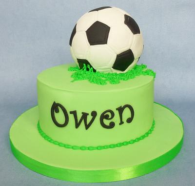 Football cake - Cake by Nonie's