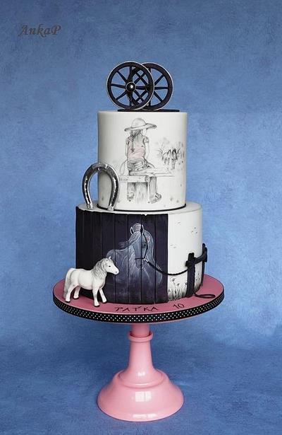 With horses - Cake by AnkaP