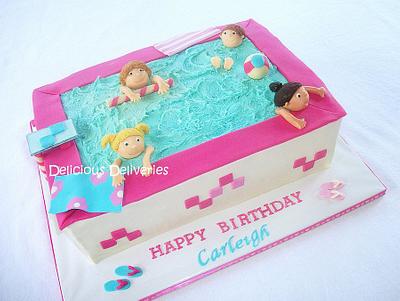 Pool Party Cake - Cake by DeliciousDeliveries
