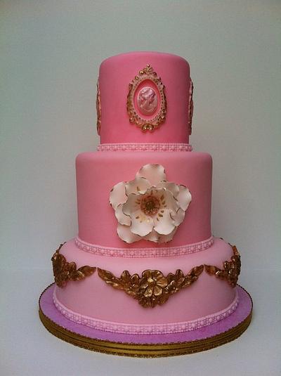 Fifty Shades of Pink - Cake by couturecakesbyrose