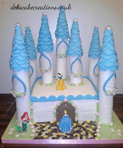 Disney Castle - Cake by debscakecreations