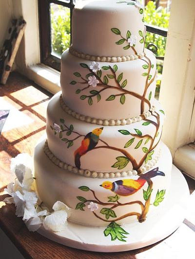 Love Birds - Cake by Kelly Mitchell