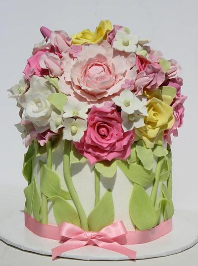 Spring Bouquet - Cake by Kerrin