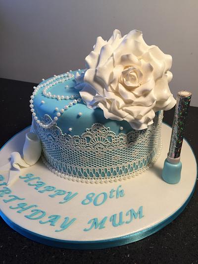 Roses birthday cake - Cake by Donnajanecakes 
