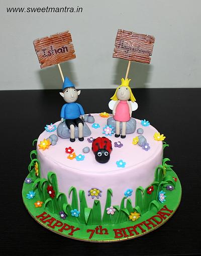 Ben and Holly cake - Cake by Sweet Mantra Homemade Customized Cakes Pune