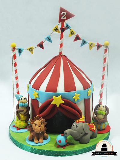 Circus Tent Cake  - Cake by Larisse Espinueva