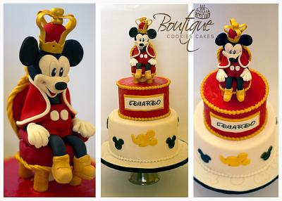 Mickey Mouse King - Cake by Boutique Cookies Cakes