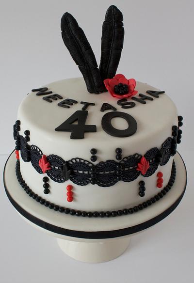 1920s Theme Birthday Cake - Cake by Cherry Crumbs