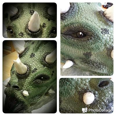 triceratops - Cake by Lorna