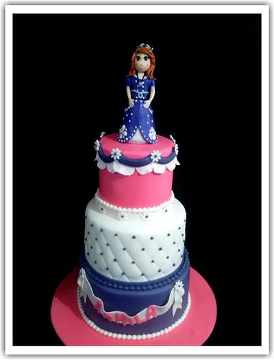 Torta de princesa - Cake by Creando en Azúcar