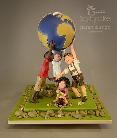 Modelling work for Competiton at the cake-fair in Austria - Cake by Nicola Keysselitz