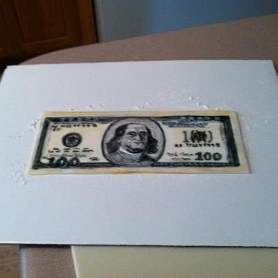 Money Cake Topper - Cake by Patty Cake's Cakes