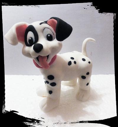 Dalmation puppy on all fours - Cake by Petra