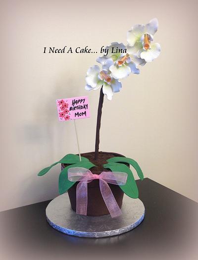 Flowers for Mom - Cake by Lina Gikas